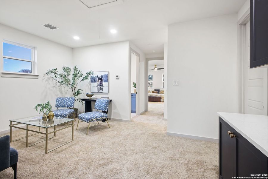 Furnished interior view inside a new home in , San Antonio (Image 36).