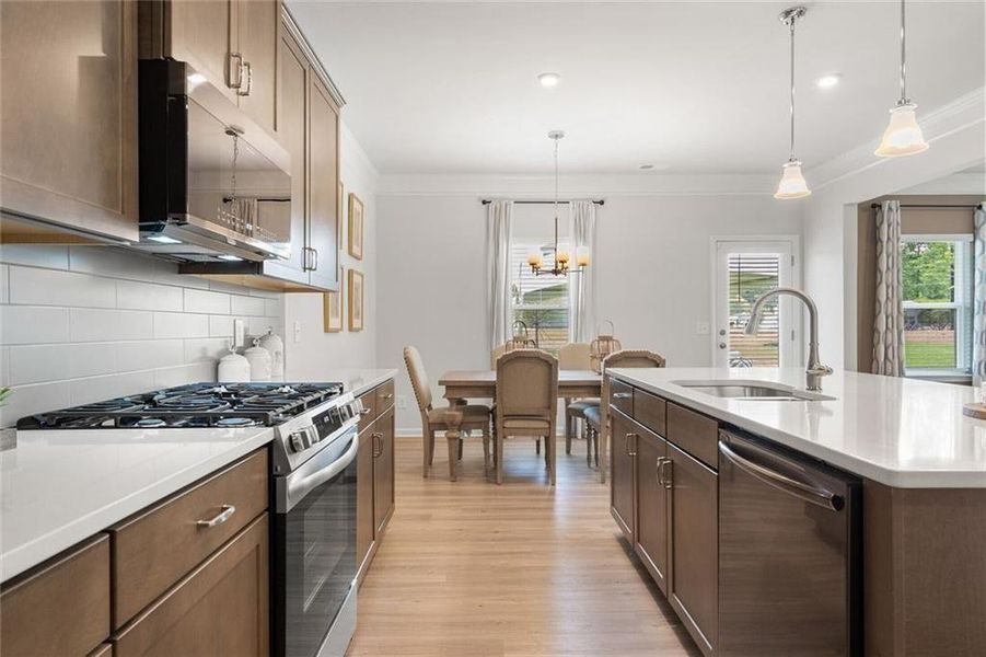 Furnished interior view inside a new home in Garrett Preserve, Douglasville (Image 13).