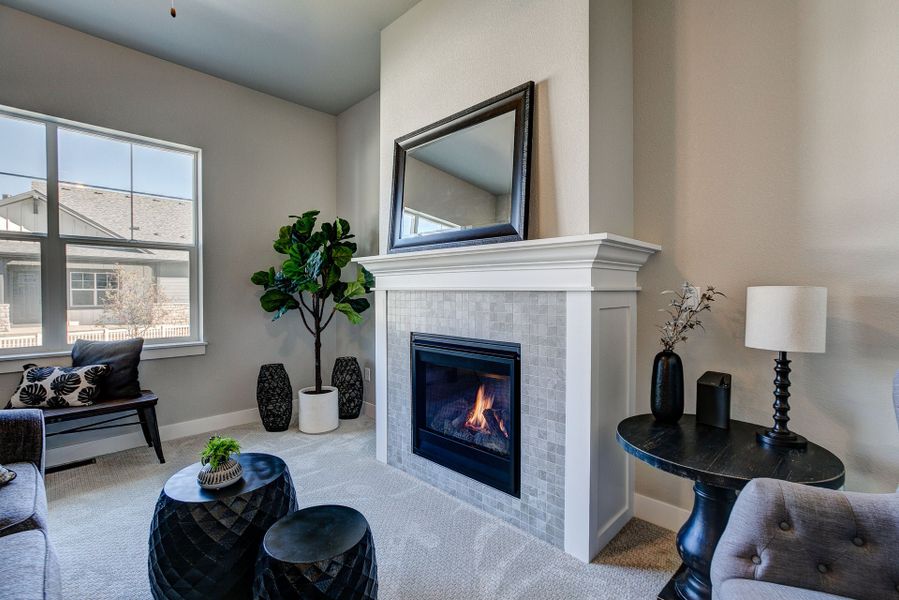 Representative furnished interior of a home built from the The Camden by Landmark Homes in The Lakes at Centerra, Loveland (Image 12). Representative furnished interior of a home built from the The Camden by Landmark Homes in The Lakes at Centerra, Loveland (Image 12).