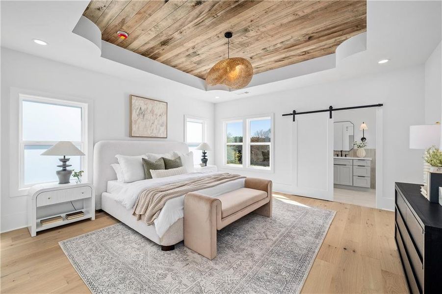Furnished interior view inside a new home in Echo at Crabapple, Milton (Image 7).