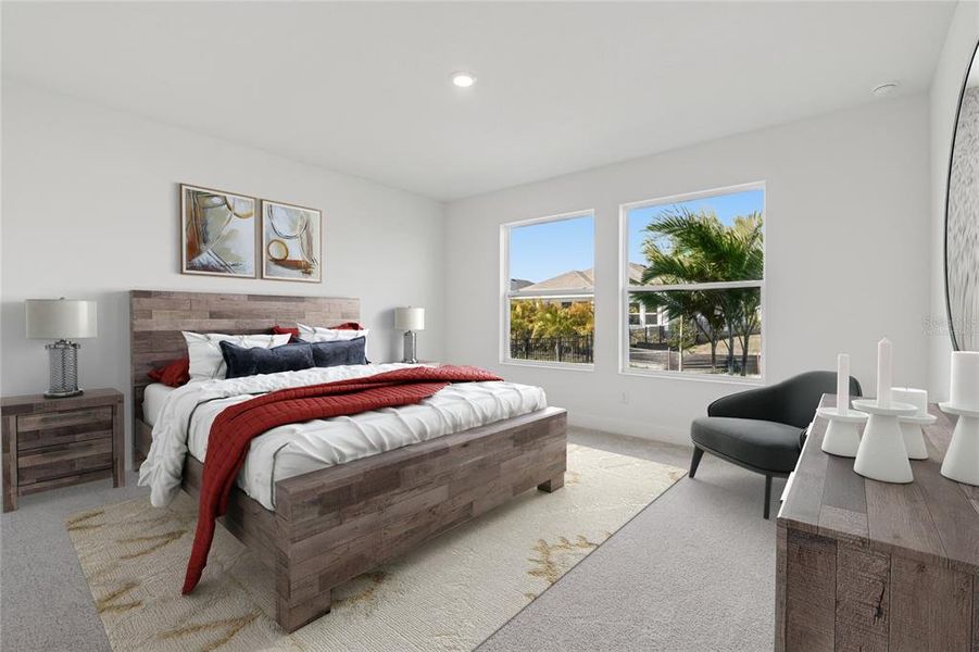 Furnished interior view inside a new home in North River Ranch - Cottage Series, Parrish (Image 6).