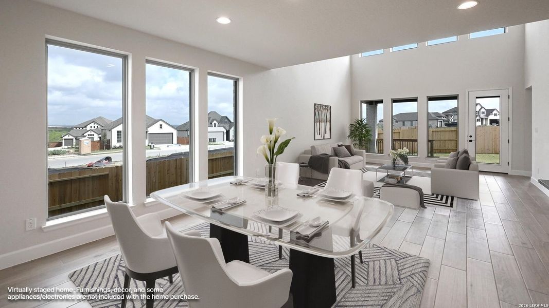 Furnished interior view inside a new home in Homestead, Schertz (Image 7).