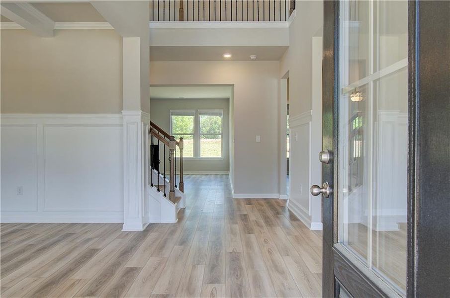 Spacious, unfurnished interior of a new home in Cambria at Traditions, Hampton (Image 21). Spacious, unfurnished interior of a new home in Cambria at Traditions, Hampton (Image 21).