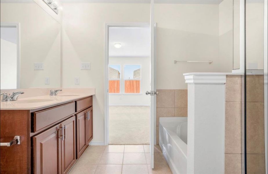 Furnished interior view inside a new home in , Forney (Image 8). Furnished interior view inside a new home in , Forney (Image 8).