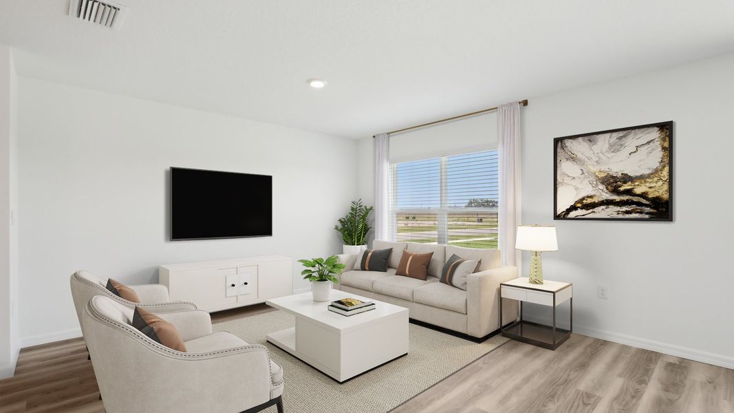Furnished interior view inside a new home in Brookside, Ruskin (Image 8). Furnished interior view inside a new home in Brookside, Ruskin (Image 8).