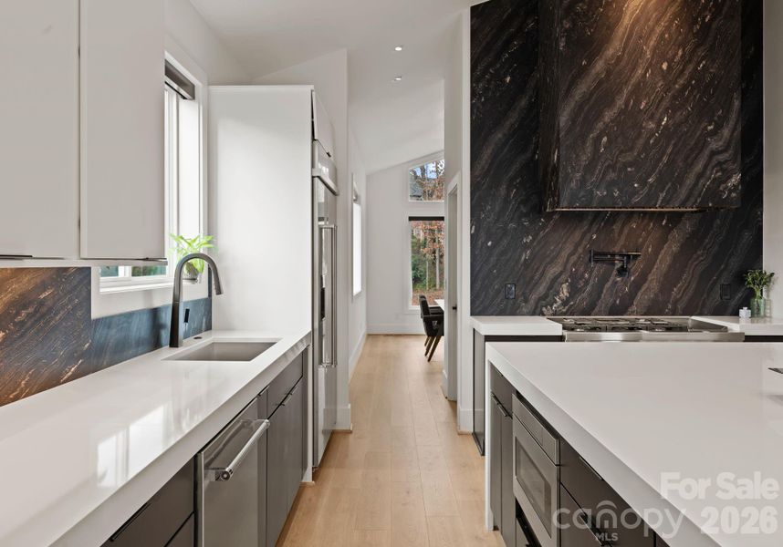 Kitchen Island - Marble Mantel