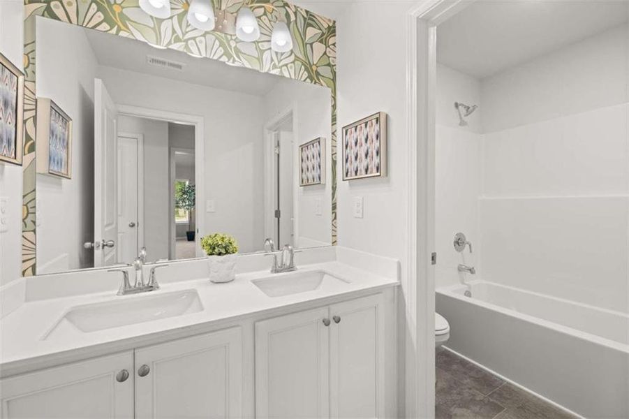 Furnished interior view inside a new home in Kingsmere Estates, Loganville (Image 7).