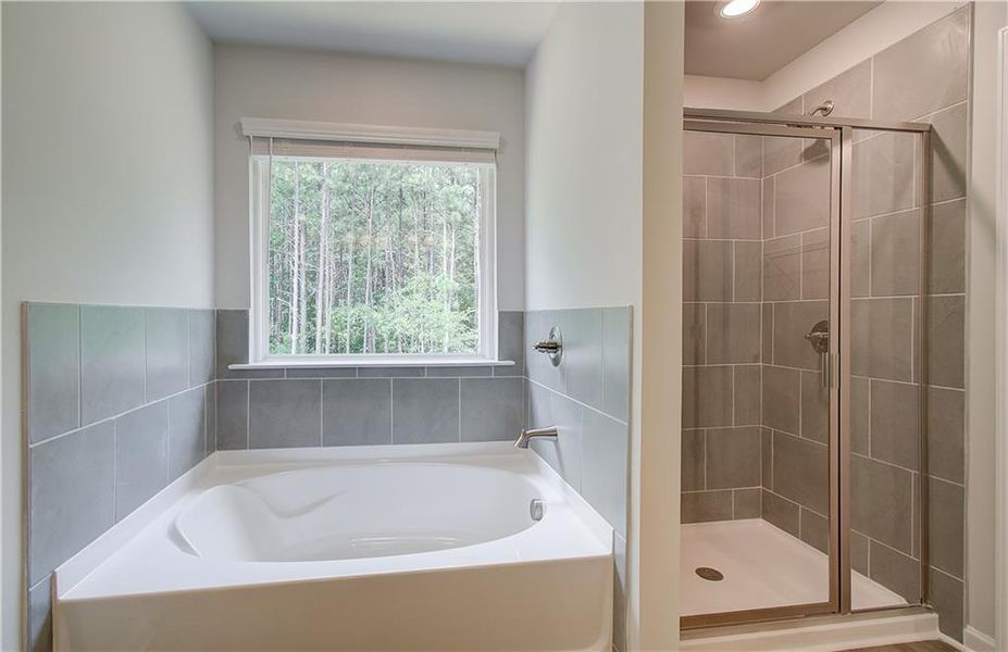 Furnished interior view inside a new home in Enclave at Evergreen, Fairburn (Image 5).