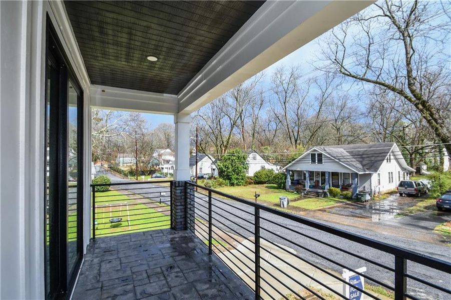 Exterior details and patio area of a home in , Atlanta (Image 18).