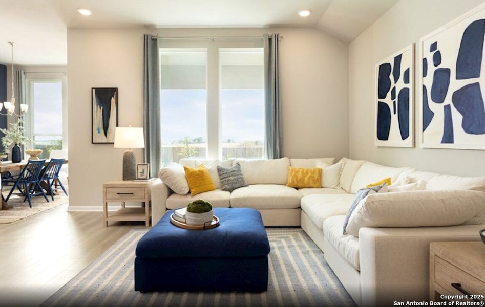 Furnished interior view inside a new home in Cordova Crossing, Seguin (Image 5).