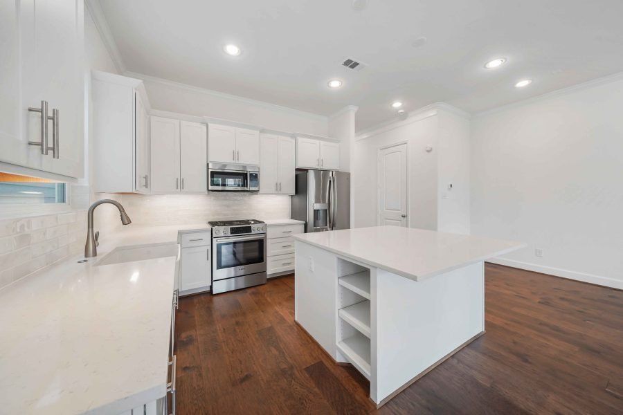Representative furnished interior of a home built from the Amsterdam by Sandcastle Homes in Montrose, Houston (Image 13). Representative furnished interior of a home built from the Amsterdam by Sandcastle Homes in Montrose, Houston (Image 13).