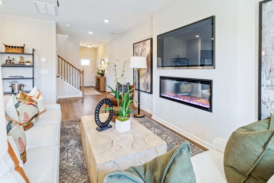 Furnished interior view inside a new home in Wilson Meadows, Clarksville (Image 8).