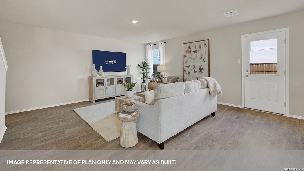 Furnished interior view inside a new home in Swenson Heights, Seguin (Image 27).