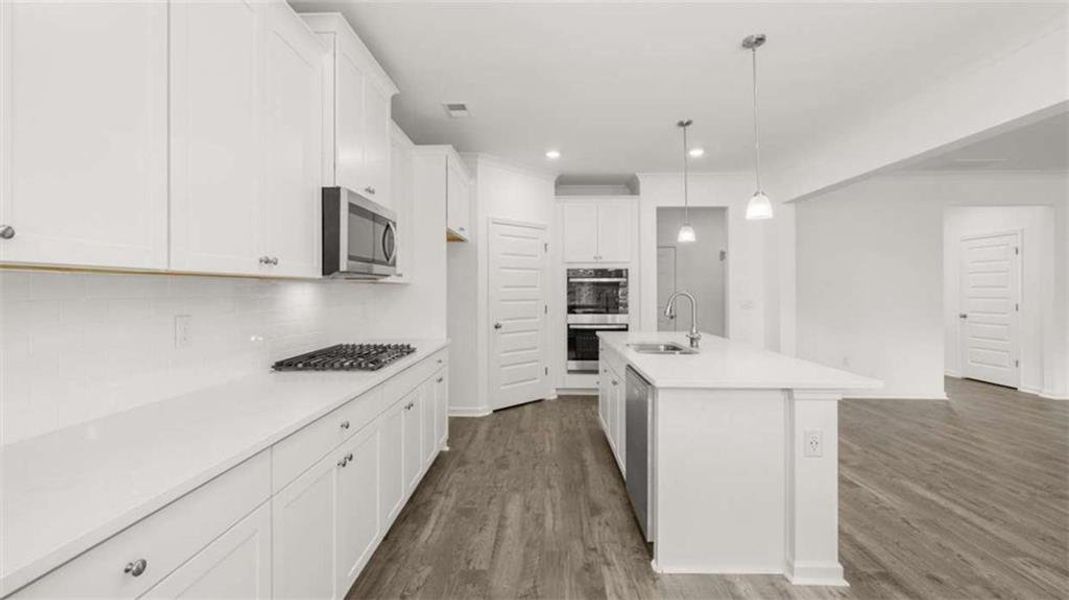 Furnished interior view inside a new home in Water Oak Estates, Lawrenceville (Image 13). Furnished interior view inside a new home in Water Oak Estates, Lawrenceville (Image 13).