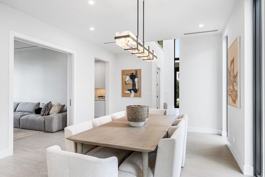 Furnished interior view inside a new home in , Delray Beach (Image 38).