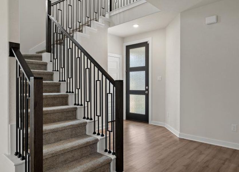 Spacious, unfurnished interior of a new home in Trilogy Grove, Leon Valley (Image 9). Spacious, unfurnished interior of a new home in Trilogy Grove, Leon Valley (Image 9).
