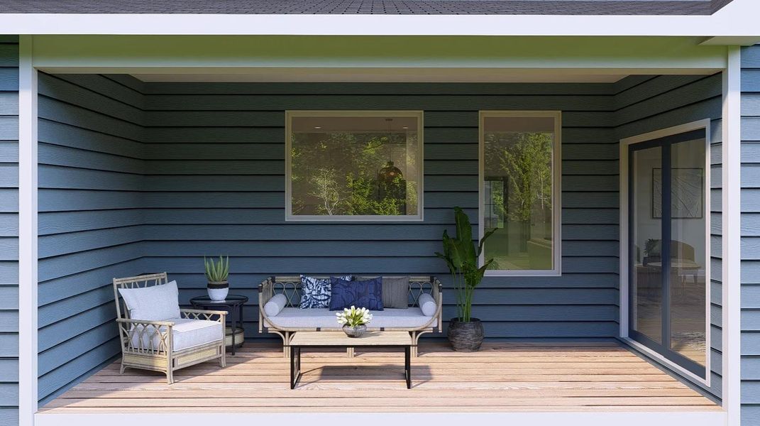 Knoll Outdoor Living Area