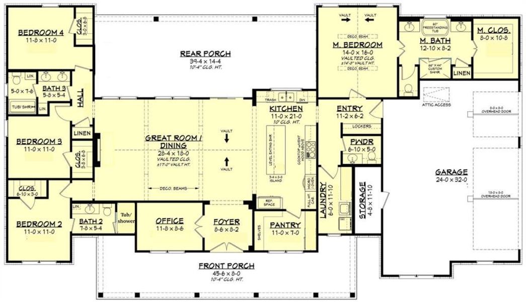 2D floor plan layout of this home in , Weatherford, TX (Image 3).