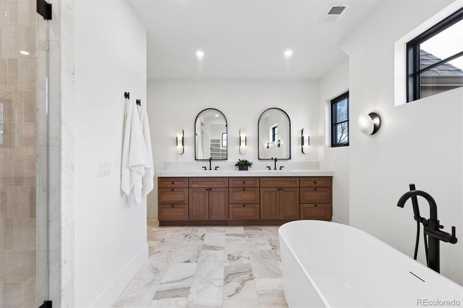 Furnished interior view inside a new home in , Denver (Image 19).