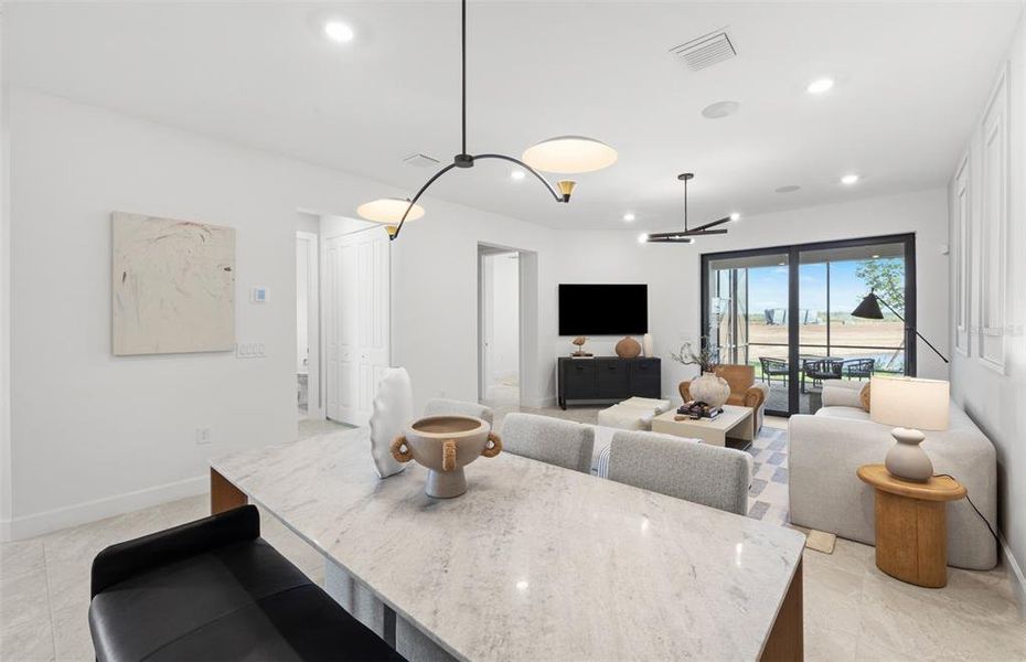 Furnished interior view inside a new home in , Lakewood Ranch (Image 4).