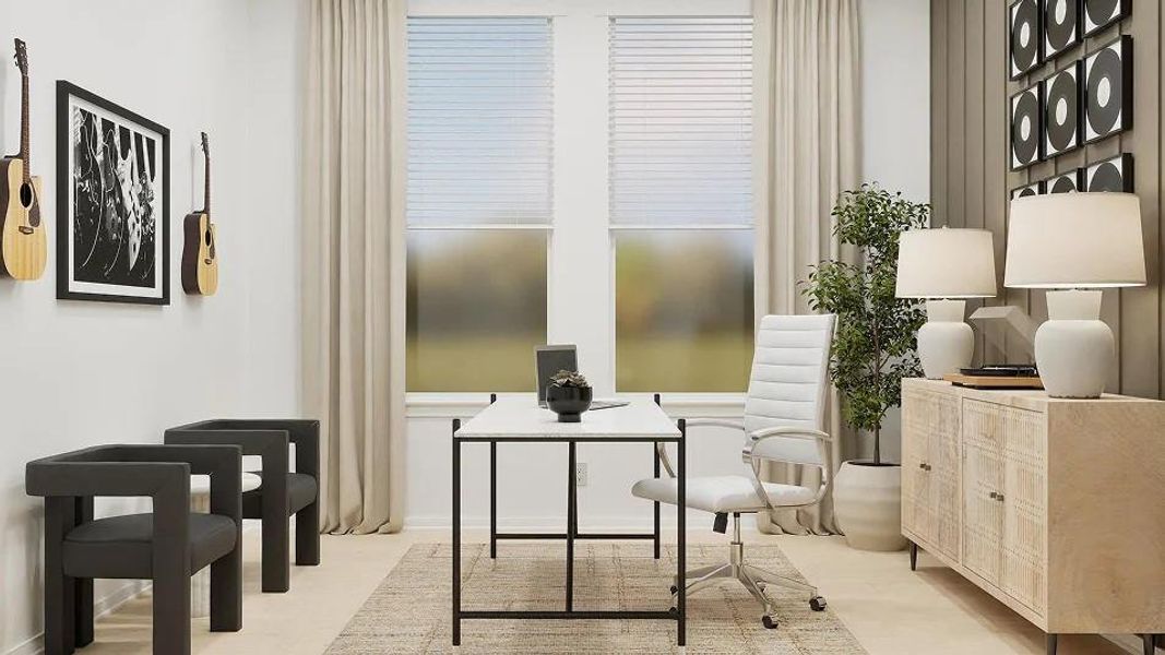 Furnished interior view inside a new home in Cotton Brook, Hutto (Image 9).