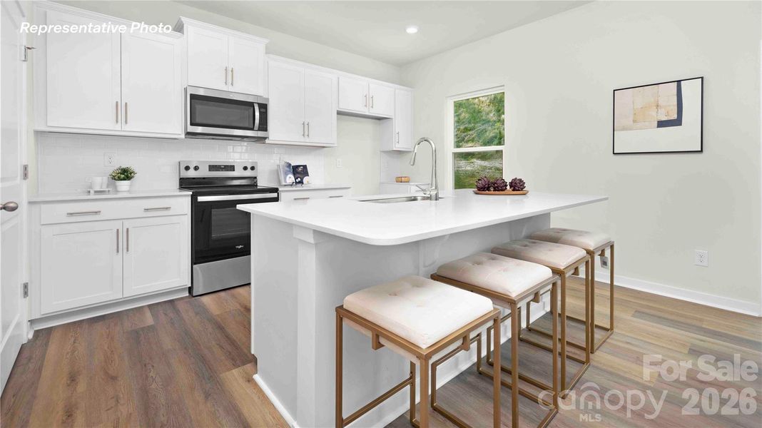 Furnished interior view inside a new home in Cline Village, Conover (Image 2). Furnished interior view inside a new home in Cline Village, Conover (Image 2).