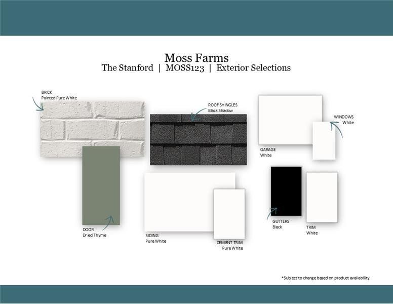 Sample of building materials used in homes in Moss Farm, White House (Image 40).