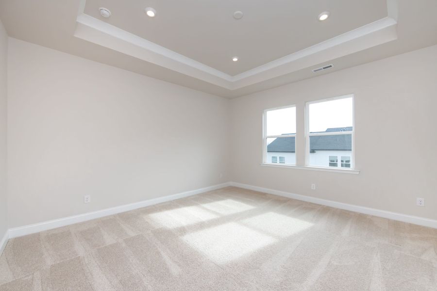Spacious, unfurnished interior of a new home in Archer Row, Charlotte (Image 37). Spacious, unfurnished interior of a new home in Archer Row, Charlotte (Image 37).