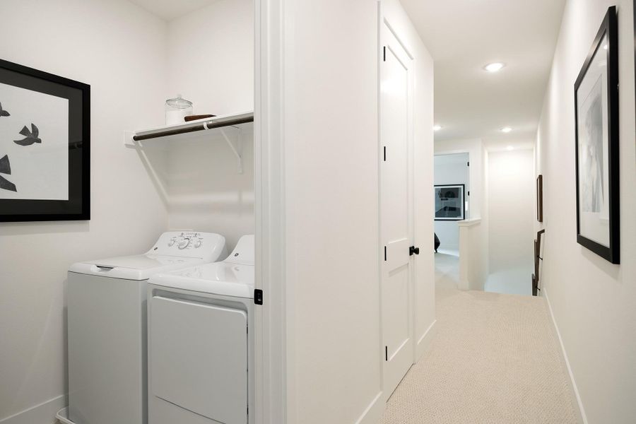 Furnished interior view inside a new home in Novel, Austin (Image 10).