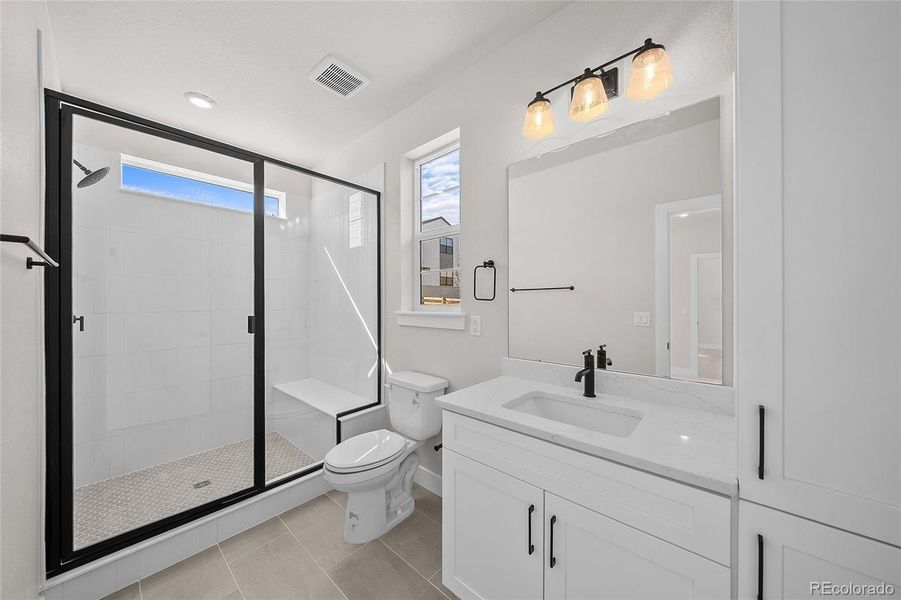 Furnished interior view inside a new home in , Littleton (Image 10).