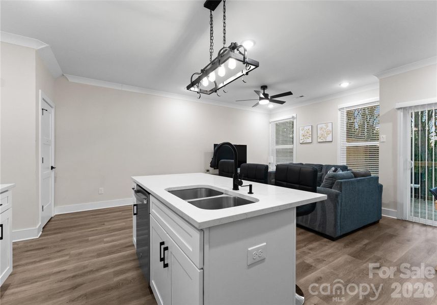 Furnished interior view inside a new home in , Charlotte (Image 7). Furnished interior view inside a new home in , Charlotte (Image 7).