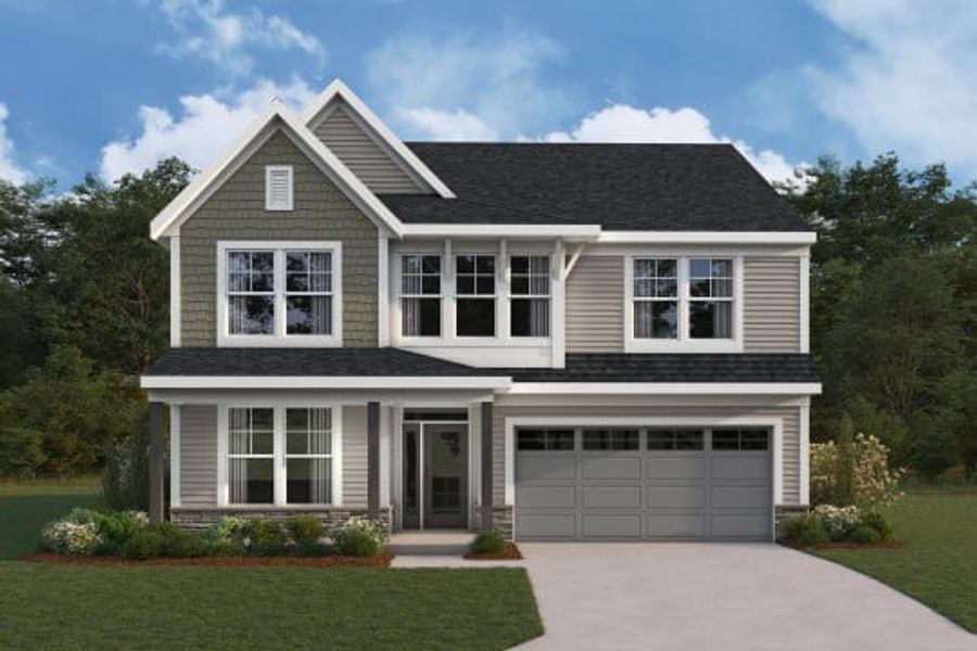 Representative exterior photo of a completed home built from the Ivy by Fischer Homes in Easton Park, Dallas, GA (Image 8).