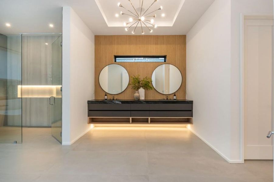 Furnished interior view inside a new home in , Atlanta (Image 18).