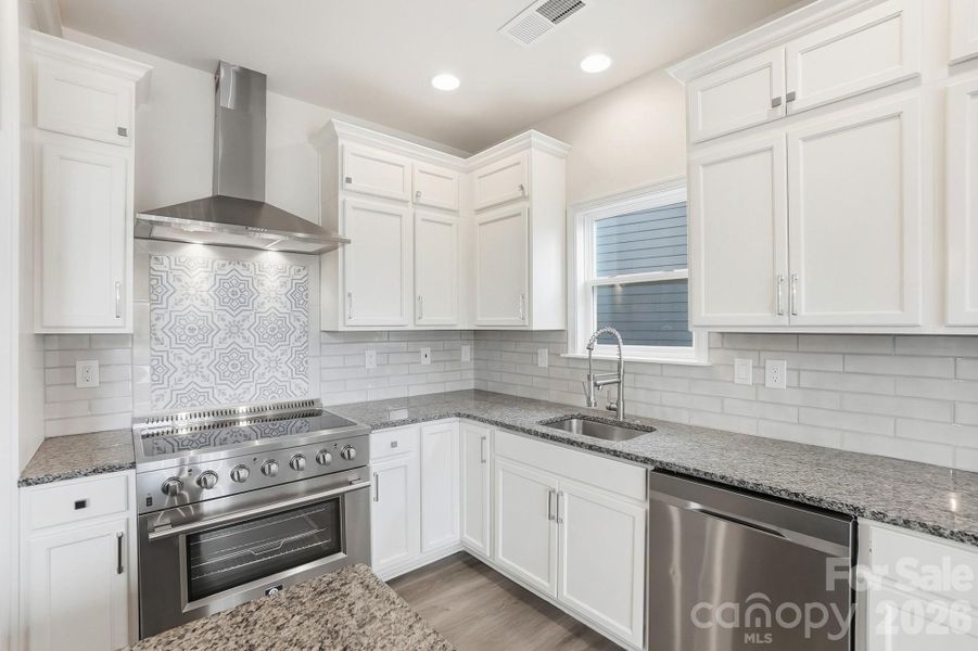 Furnished interior view inside a new home in , Charlotte (Image 8).