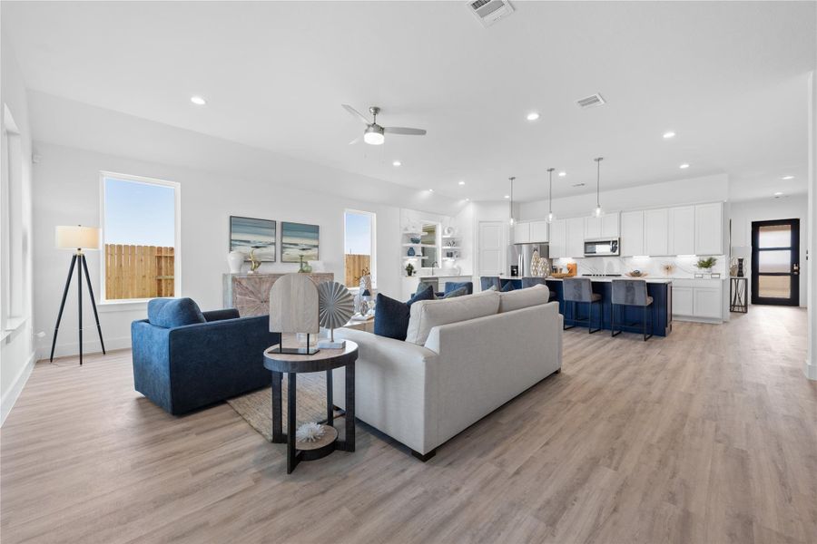 Furnished interior view inside a new home in River Ranch Estates, Dayton (Image 27).