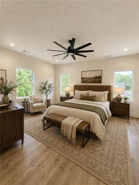 Furnished interior view inside a new home in , Dallas (Image 16).