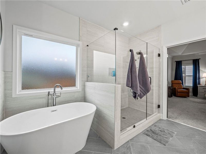 Furnished interior view inside a new home in , Hoschton (Image 37).