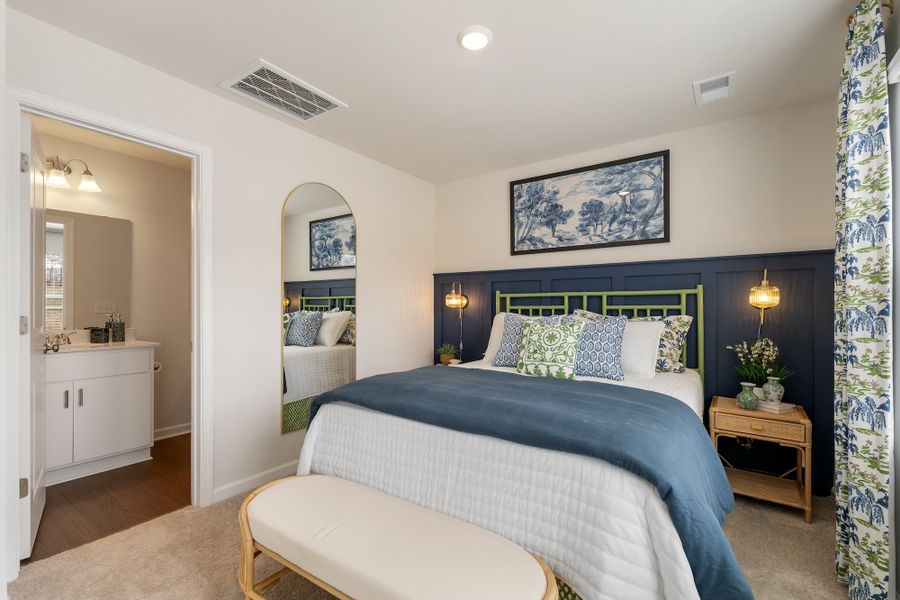 Representative furnished interior of a home built from the Allendale - Genesis Value Collection by Mungo Homes in Evergreen, Spartanburg (Image 6).