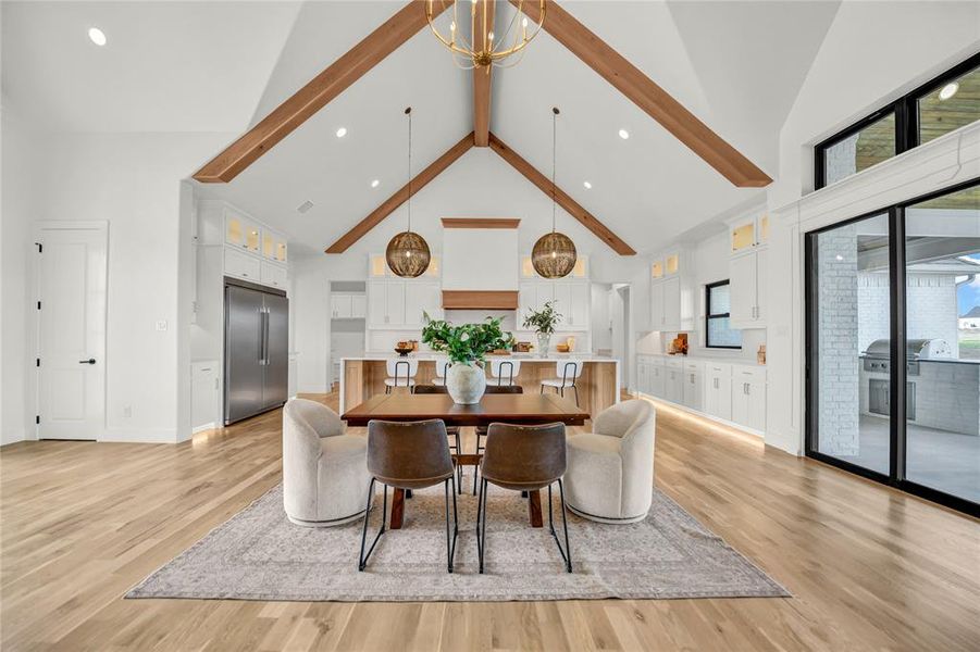 Furnished interior view inside a new home in , Aledo (Image 8).