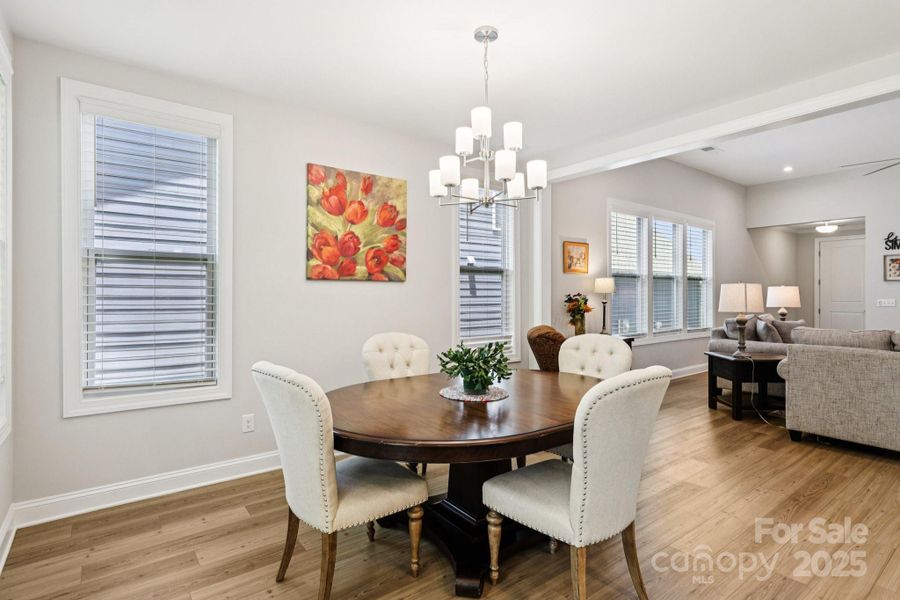 Furnished interior view inside a new home in Handsmill on Lake Wylie, York (Image 12).