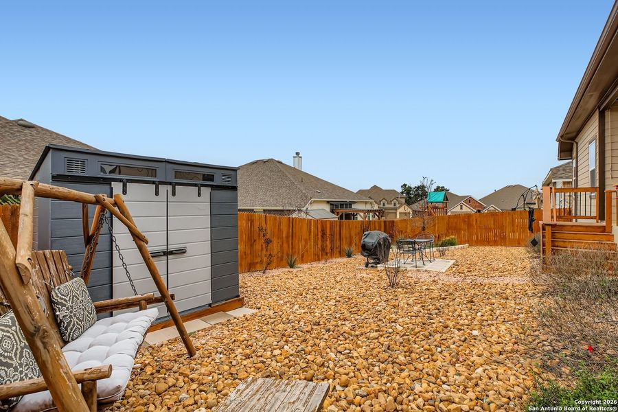Exterior details and patio area of a home in , Spring Branch (Image 3).