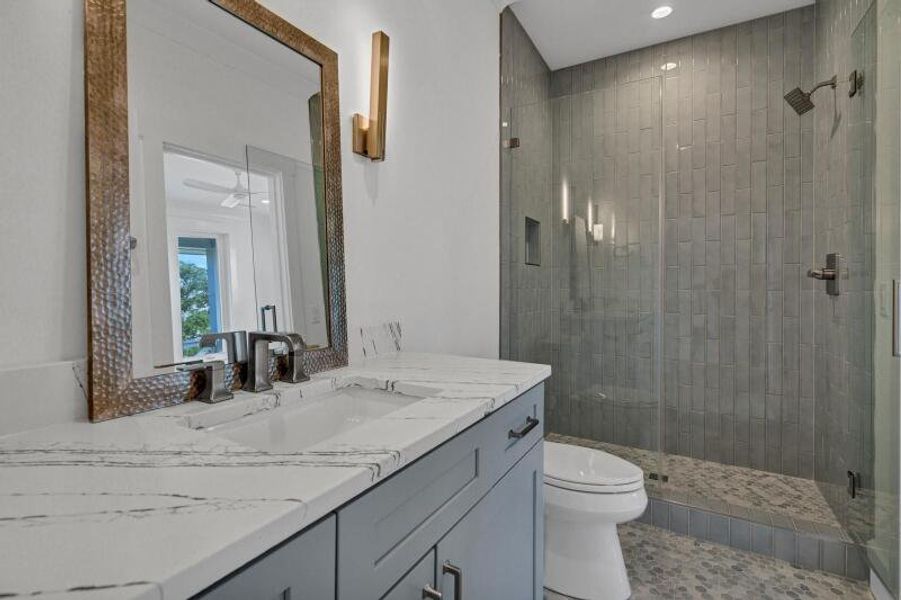 Furnished interior view inside a new home in , Edisto Beach (Image 7).