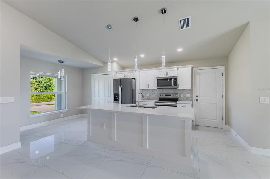 Furnished interior view inside a new home in , Lehigh Acres (Image 16). Furnished interior view inside a new home in , Lehigh Acres (Image 16).