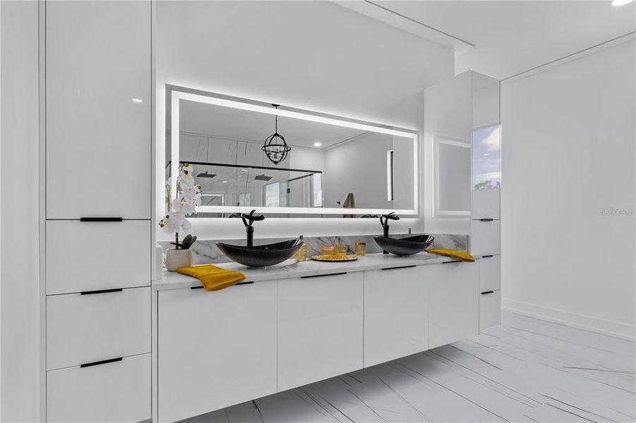 Furnished interior view inside a new home in , St. Petersburg (Image 30).