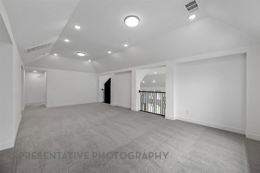 Spacious, unfurnished interior of a new home in Elyson: 80ft. lots, Katy (Image 18).