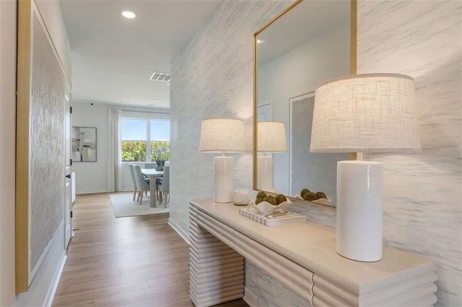Furnished interior view inside a new home in Hawthorne Reserve, Dallas (Image 11).