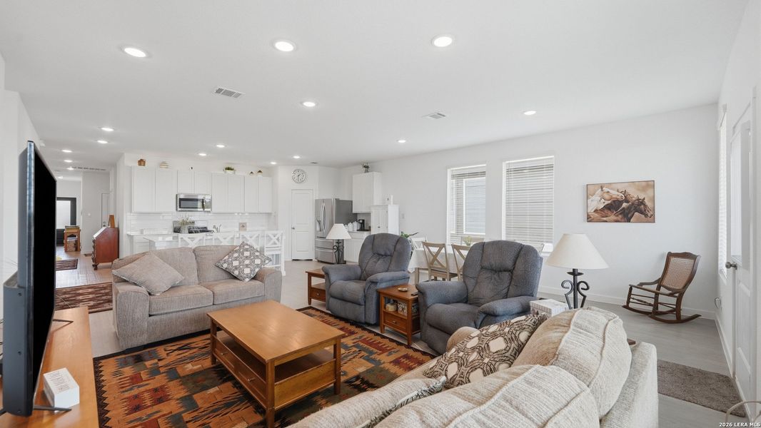Furnished interior view inside a new home in Navarro Ranch, Seguin (Image 4).