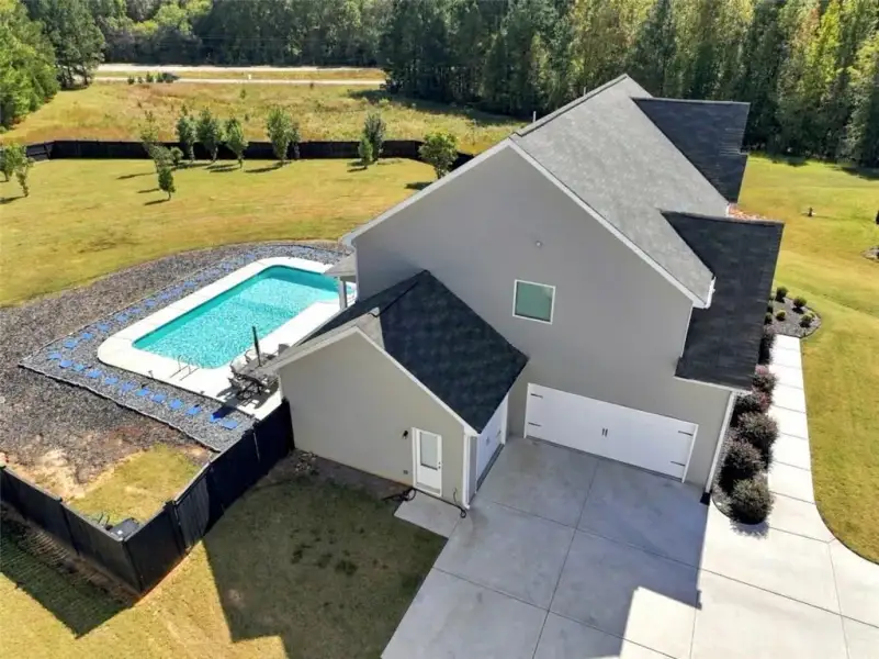 Exterior details and patio area of a home in Joel's Landing, Monroe (Image 33).