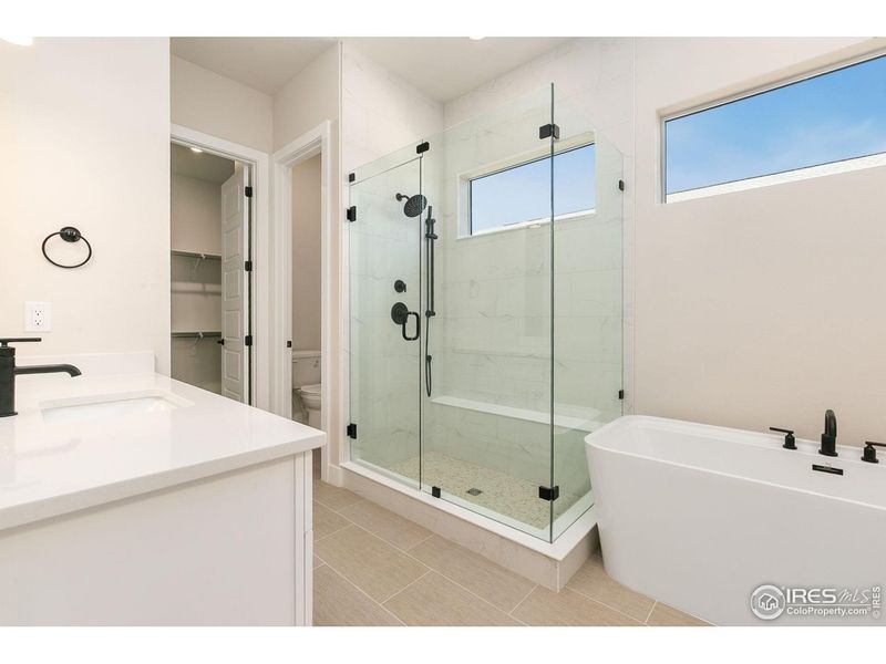 Furnished interior view inside a new home in Festival at RainDance, Windsor (Image 7).