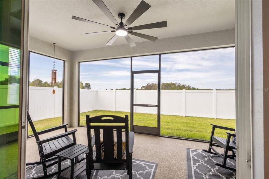 Exterior details and patio area of a home in Harmony West, Harmony (Image 32). Exterior details and patio area of a home in Harmony West, Harmony (Image 32).